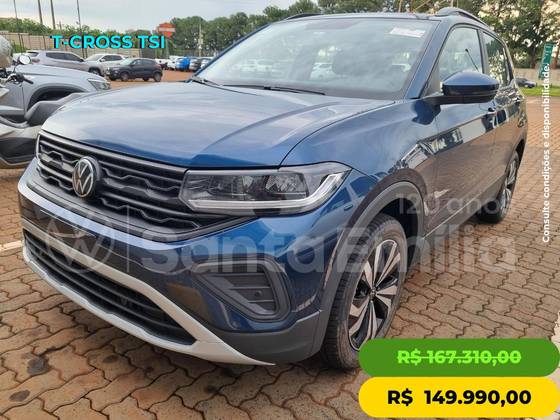 VOLKSWAGEN T-CROSS 1.0 200 TSI TOTAL FLEX AUTOMÁTICO VOLKSWAGEN T-CROSS 1.0 200 TSI TOTAL FLEX AUTOMÁTICO